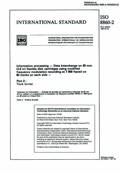 Standards PDF Cover Page